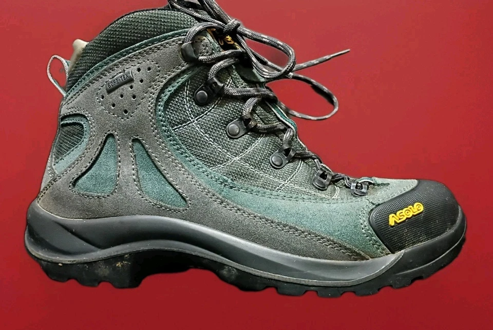 Botas de Senderismo Asolo GTX Gore-Tex Mujer Verde y Gris Talla 7 Foto 2 de 4