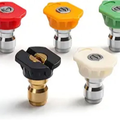 #ad Pressure Washer Spray Nozzle Tips 5 Pack 5 Cleaning Angles 1 4” Quick Connect $13.99