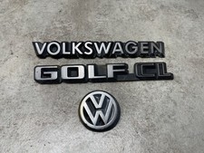 VW Golf 2 Vorfacelift CL Emblem Schriftzug Hinten #27