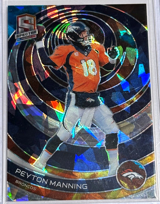 2023 Spectra Peyton Manning Cracked Ice /40 Jersey match Denver Broncos