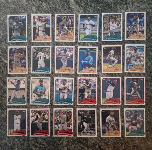 2024 Topps Celebration of the Kid Complete 24 Card Set Ken Griffey Jr Series 1
