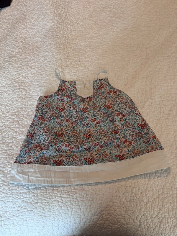 Janie & Jack Ditsy Floral, 3T Girls Top Mint Blue Floral