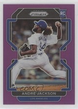 2022 Panini Prizm Tier II Purple Prizm Andre Jackson #127 0f59