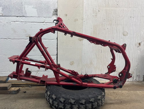 OEM 07 Honda Trx450er Frame Chassis 50100-HP1-601ZC r0140