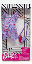 Barbie Complete Looks Cherry Print Purple Romper Fashion FXJ12 