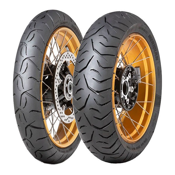TYRE PAIR DUNLOP 110/80-19 TRAILMAX MERIDIAN + 140/80-17 TRAILMAX MERIDIAN DOT23
