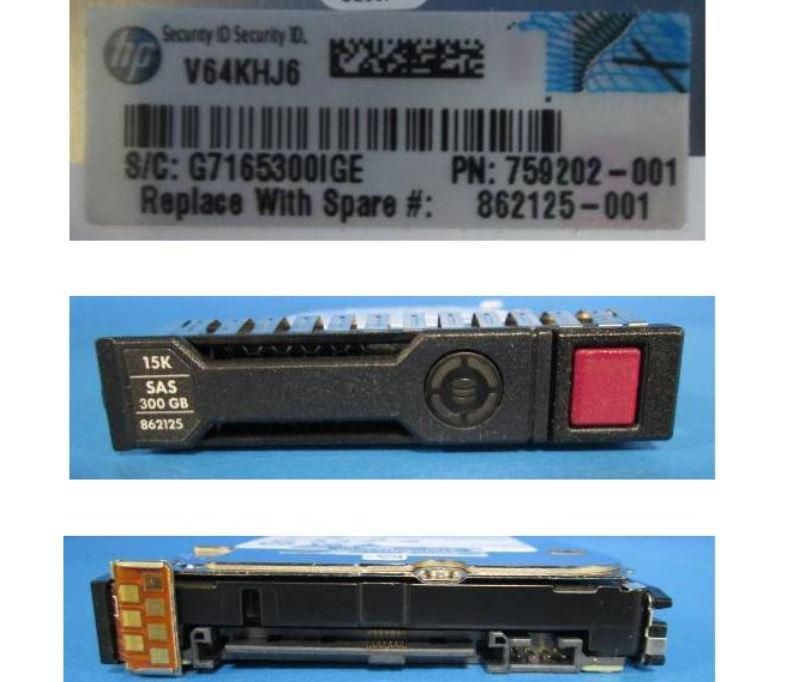 Hewlett Packard Enterprise 862125-001-RFB 300GB 12G 15K SFF SAS ENT