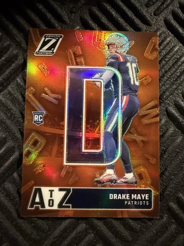 2024 Panini Zenith A  to Z Drake Maye #4 Orange (RC)