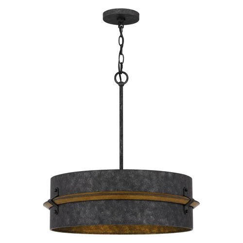 Lariat 3-Light Pendant in Old Black Finish - Picture 1 of 6