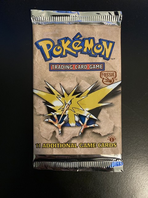 Pokemon Fossil 1st Edition Booster Pack - Sealed WOTC - Not Weighed | eBay