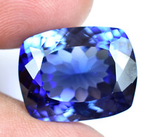 23.95 Ct Natural Blue Ceylon Sapphire AGL Certified Cushion Flawless Gemstone