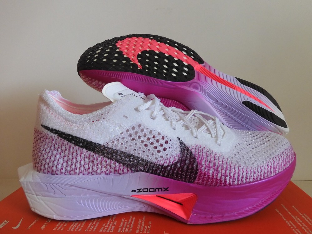 Nike ZoomX VaporFly Next% 3 White Vivid Purple - Size 11.5 Running Shoes