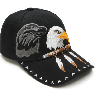 Basecap Baseball Cap Cappy USA Adler Eagle Western Kappe Amerika Mütze Flag