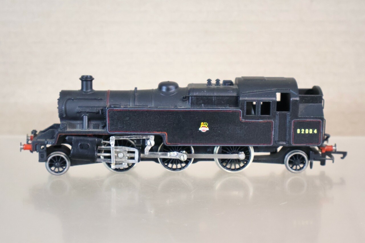 Triang R59 TRIANG HORNBY R59 KIT BUILT BR BLACK 2-6-2 CLASS 3MT TANK LOCOMOTIVE ...