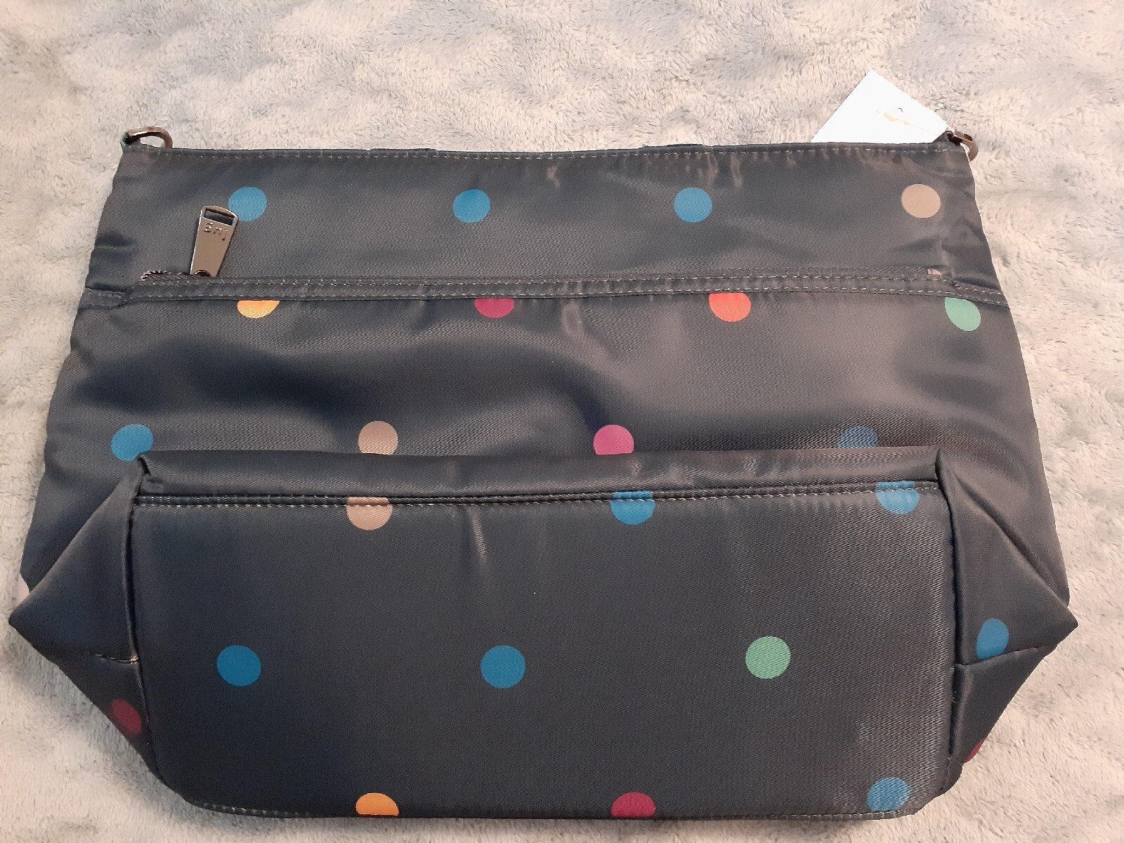 NEW LUG TENOR MEDIUM CROSSBODY MULTI DOTS NAVY eBay