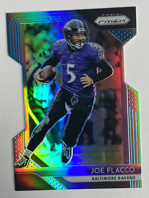 2018 Panini Prizm Blue Diecut Joe Flacco 111/199 #181