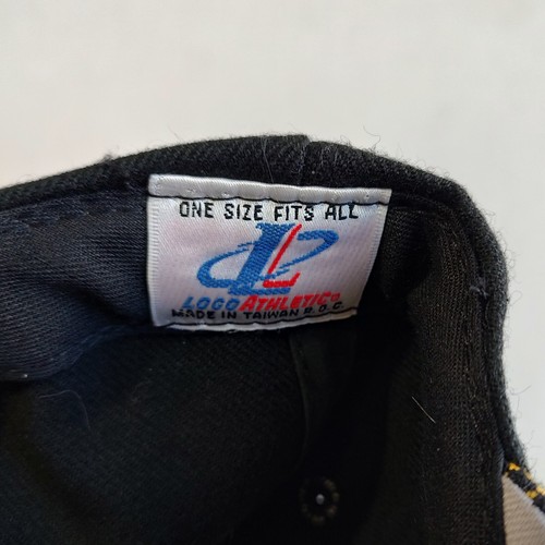 Vtg 90s Logo Athletic West Point Army Black Knight Hat Adjustable Grid Brim NCAA - Picture 5 of 7