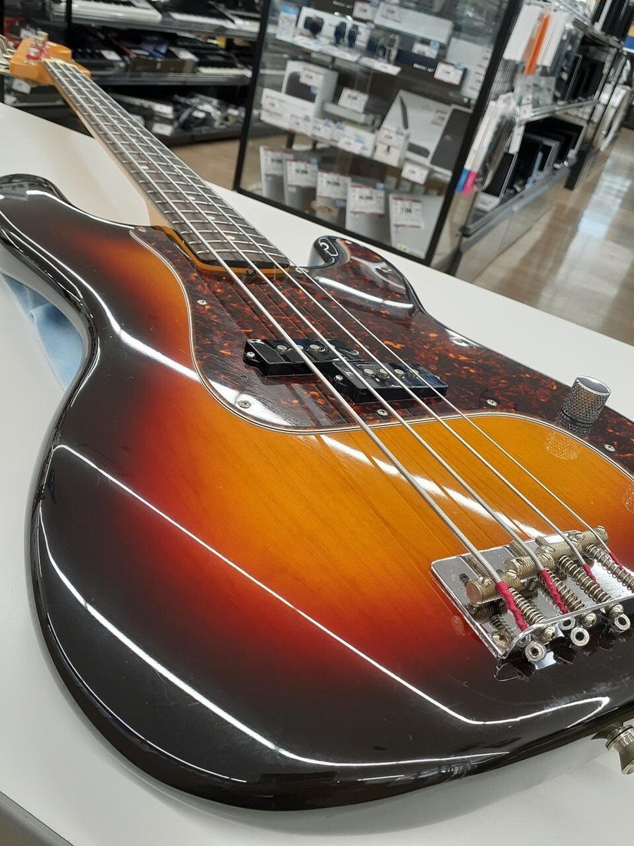 Fender Japan Precision Bass 3 Tone Sunburst Crafted in Japan