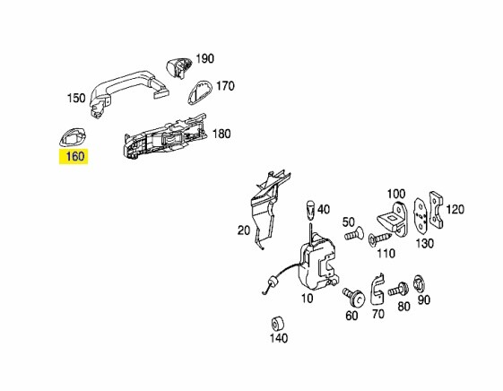 A2037660705 MERCEDES W171 W203 W209 W211 W219 PAD FRONT LEFT  