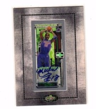 2004 Topps Matrix Michael Curry Autograph Basketball Card