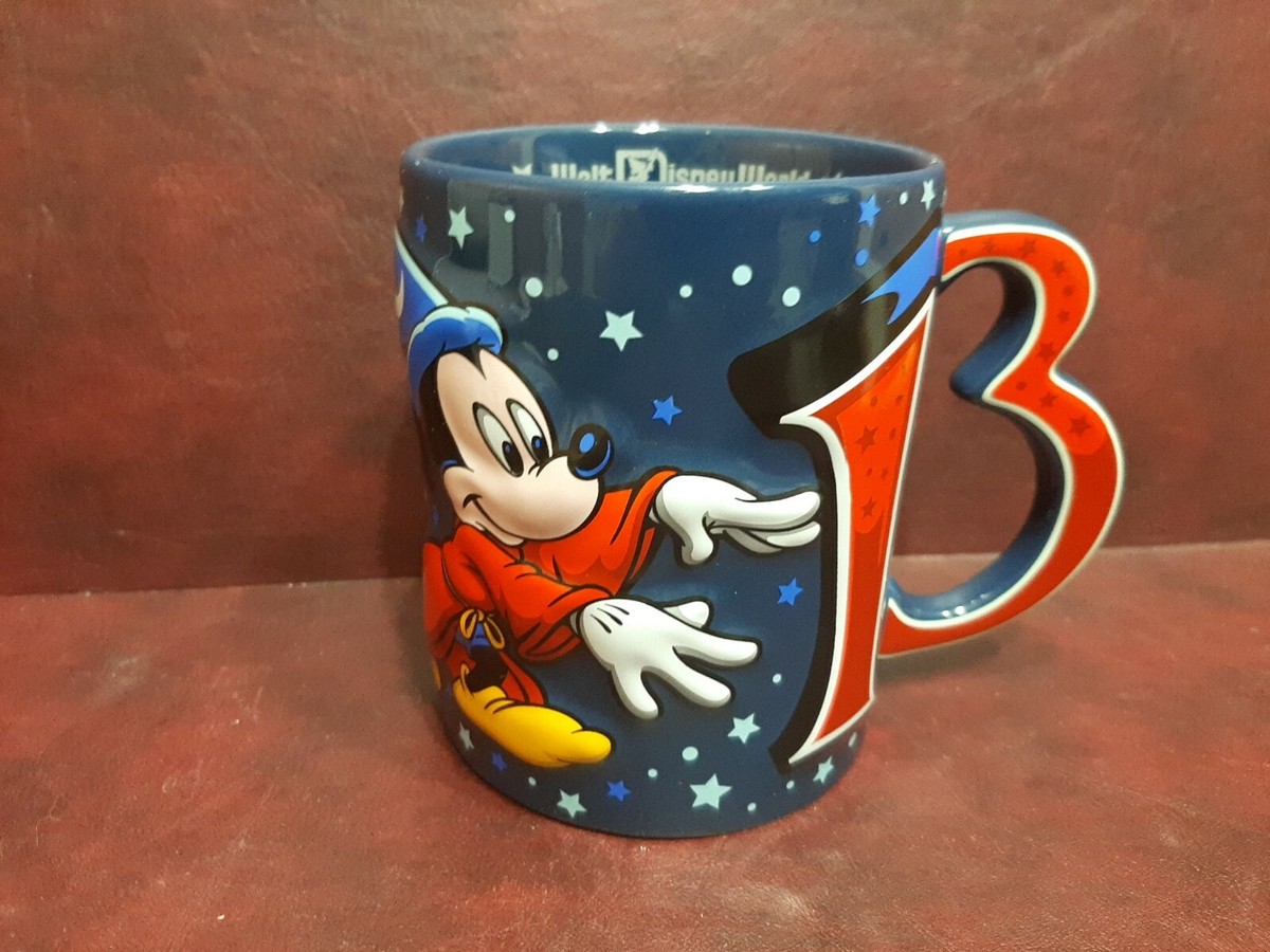 Walt Disney World 2013 Mickey Mouse Sorcerer Fantasia Coffee Tea Mug Cup 3D  | eBay