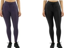 Spyder Women’s Active Legging High Waist Cargo Pockets Peached Stretch Tight NWT