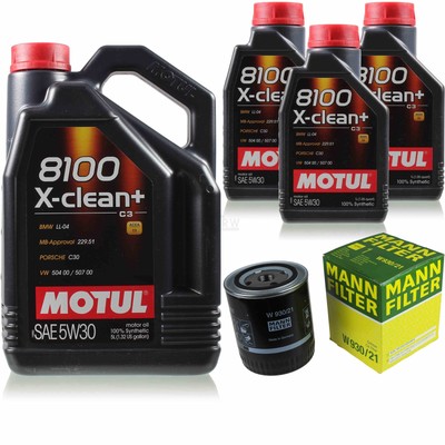 Inspektionspaket Mit 8L Motoröl 5W-30 - Ölfilter & Ablassschraube Inklusive
