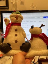 2004 Hallmark Jingle Pals Snowman Dog Animated Musical Singing Plush