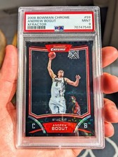 2008 Bowman Chrome X-Fractor #59 Andrew Bogut /299 PSA 9 w/ LeBron James