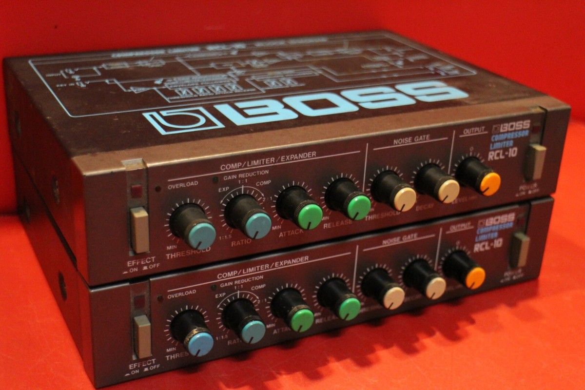 USED BOSS RCL 10 Compressor Limiter RCL-10 Micro Rack Series Pair