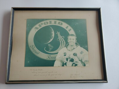  Apollo 14  Alan Shepard  Signed Personalized 1972 See Photos Read Description