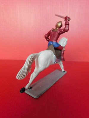 Figurine Starlux - Chevalier à Cheval - Moyen Âge - 1:32 (60mm) - France