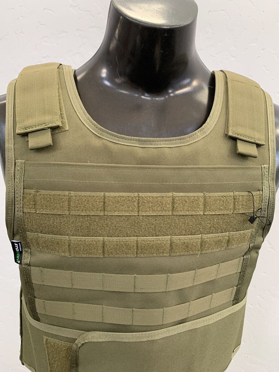 Concealable Bulletproof Vest Carrier BODY Armor Made With Kevlar