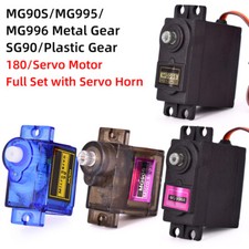 MG995 MG996r SG90 9g MG90s 180� Micro Servo Motor Plastic Metal Gear for RC Cars