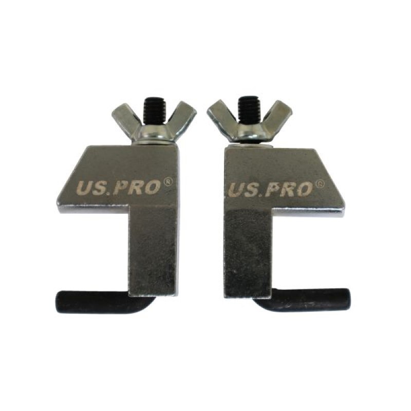 2pc Brake Flexi Hose Pinch Clamp Set by US PRO TOOLS Adjusts up to 15mm