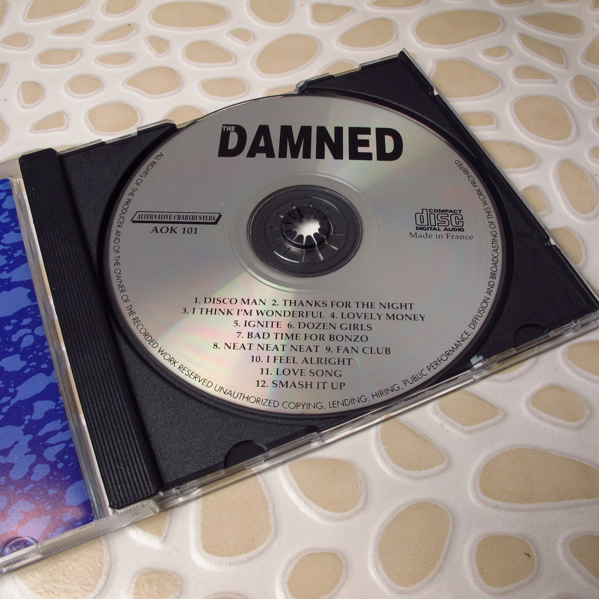 The Damned - Alternative Chartbusters 1991 FRANCE CD New Wave