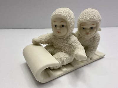 Department 56 Snowbabies Down The Hill We Go 1988