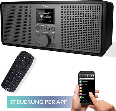 Internetradio WLAN Radio XORO DAB 700 IR mit Bluetooth Spotify USB MP3 Wecker