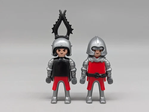 Playmobil 2004 Vintage Geobra Knights & Accessories Lot of 2