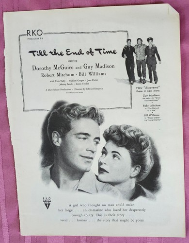 The Killers - Till The End of Time - Lot 2 1946 Movie Print Ads 11 x 8,5 - Bild 3 von 4