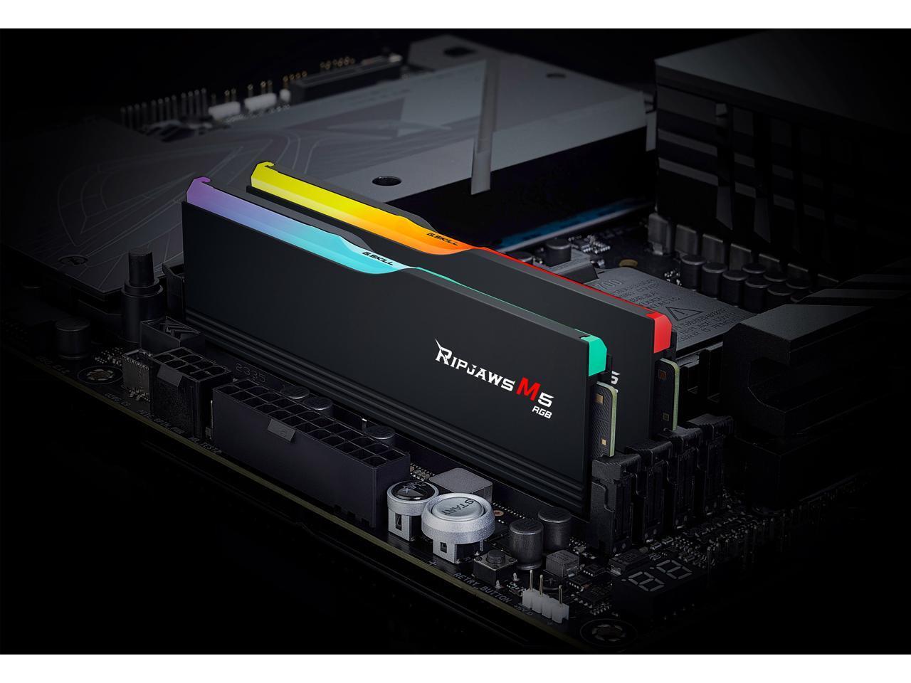 G.SKILL Ripjaws M5 RGB Series 32GB (2 x 16GB) 288-Pin PC RAM DDR5 5200 (PC5 4160