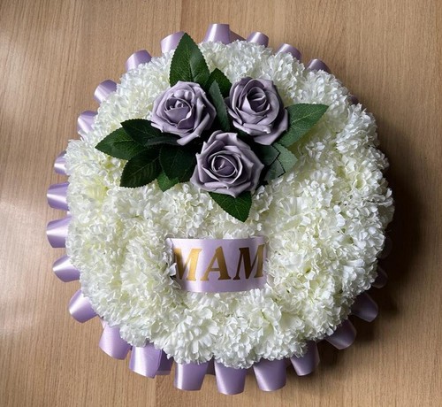 Artificial Funeral/Memorial Posy tributes For Grave various colours - Picture 8 of 9