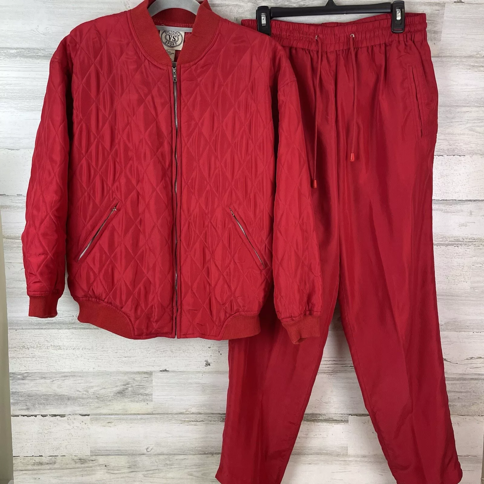victoria-secret-vs quilted elastic waist vintage jacket
