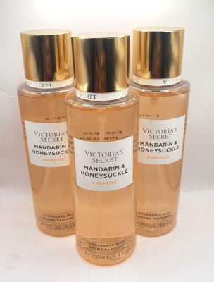 専用 Victoria's Secret Bath & Body Works VICTORIA'S SECRET MANDARIN & HONEYSUCKLE BODY MIST 8.4 FL OZ EACH