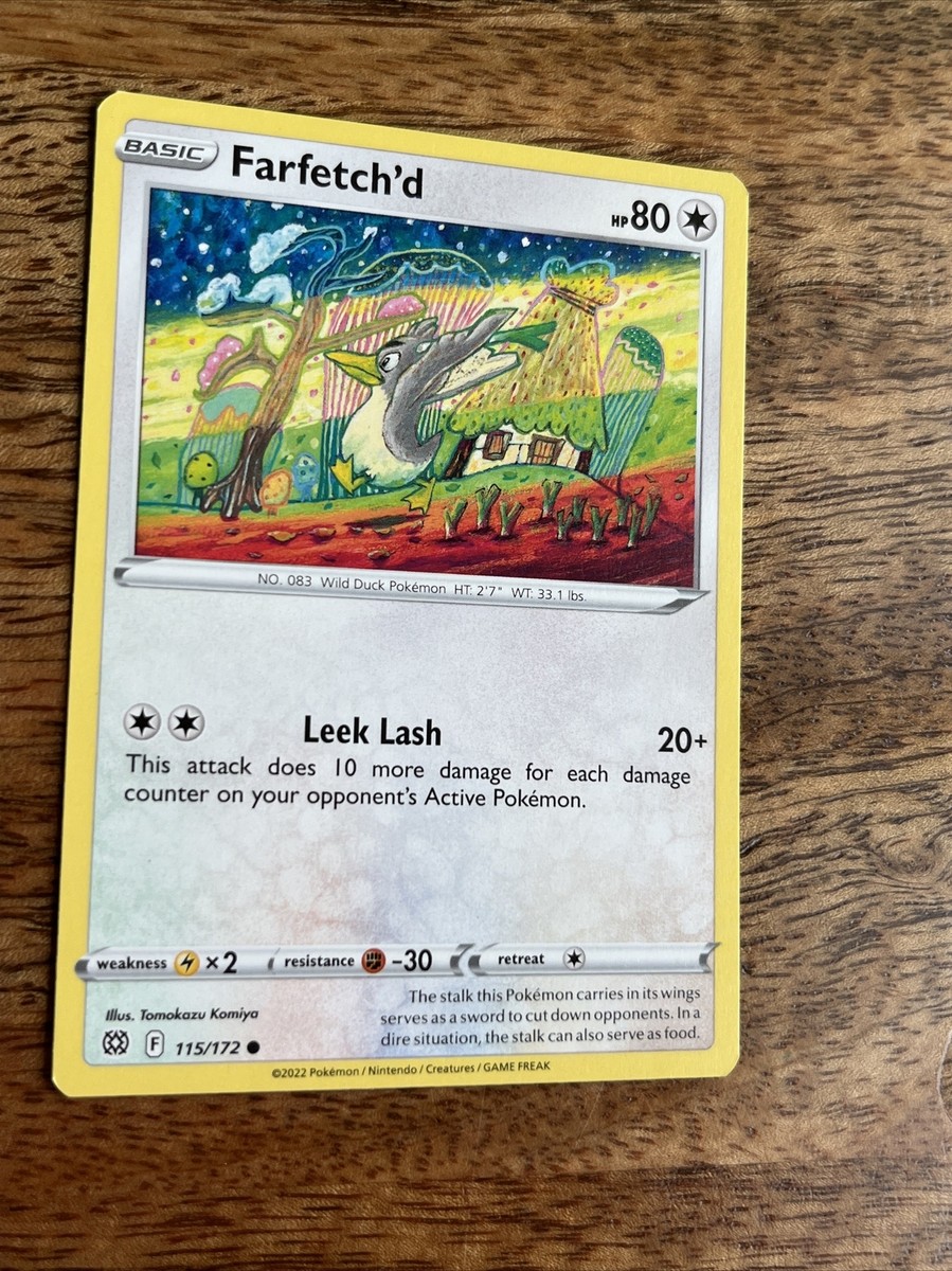 Farfetch'd Pokemon Card 115/172 | eBay