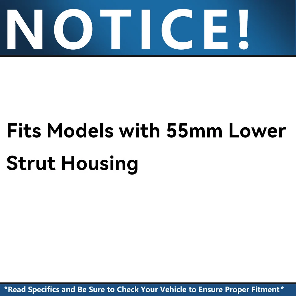 Front Struts Rear Shocks Sway Bars for 2012-2017 VW Jetta 55 mm Strut Housing - Image 2 of 4