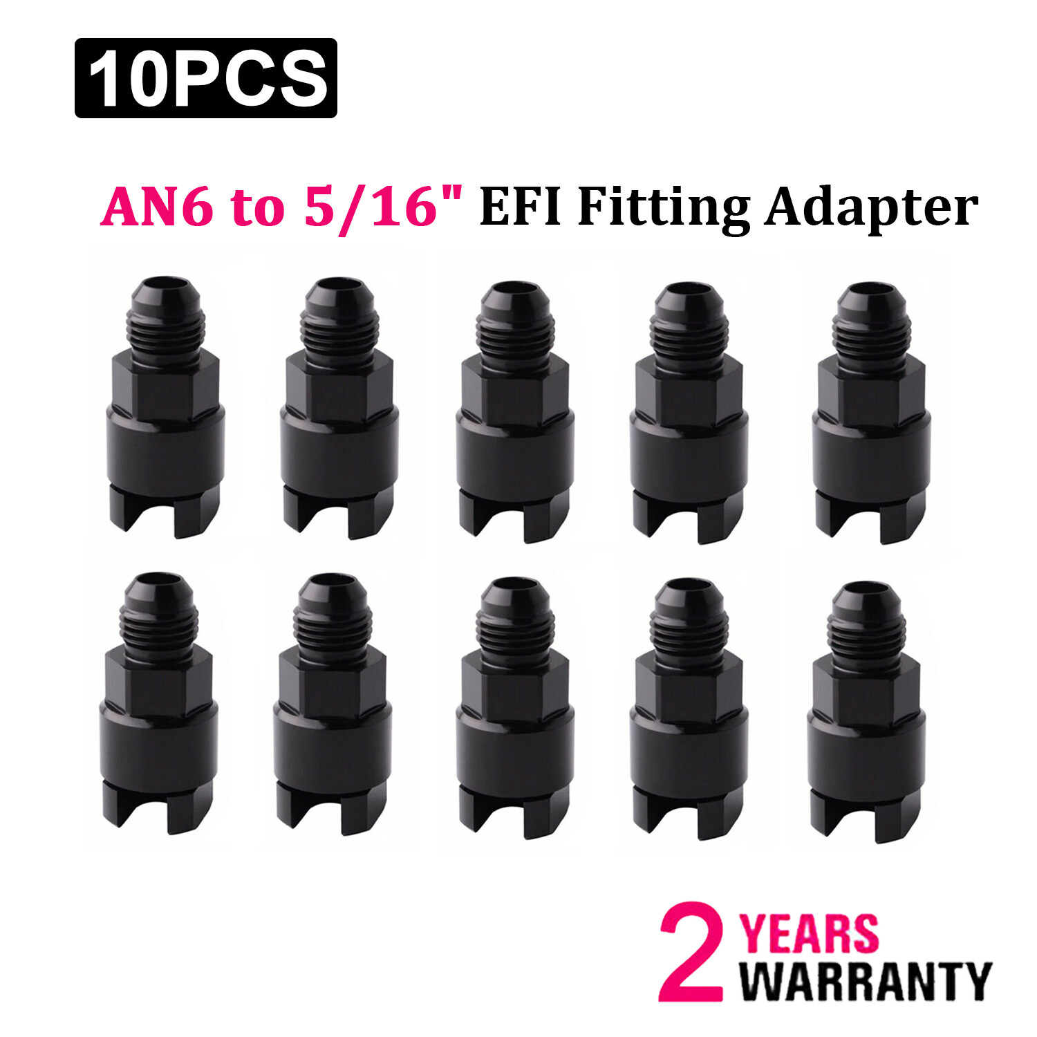 10X 6AN Fuel Adapter Fitting to 5/15 GM Quick Connect w/ Thread EFI Female LS