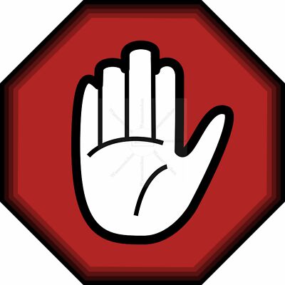 30cm Auto-Aufkleber Sticker Achtung Warnung Stop Hand Attention Caution 34