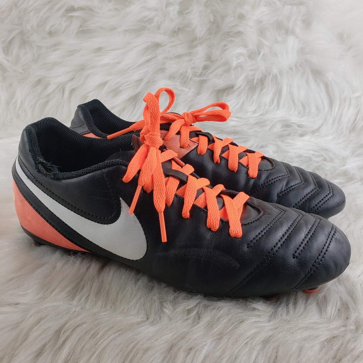 Nike Tiempo サッカーシューズ 黒/オレンジ Nike Tiempo X サッカーシューズ 黒/オレンジ ナイキ ティエンポ