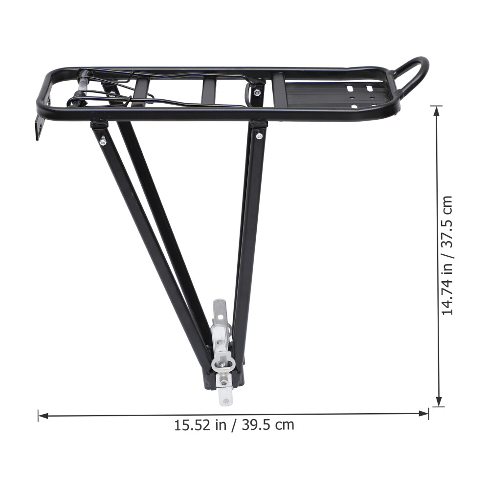 1pc rear mounted bike rack Mountain Bike Pannier Rack Bike Cargo Rack Bike Back eBay